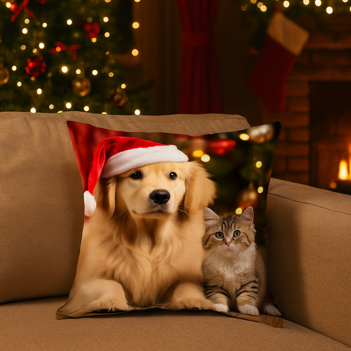 photo cushion with pet photo