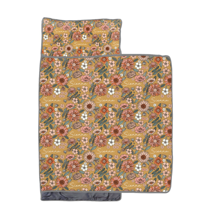 floral toddler nap mat