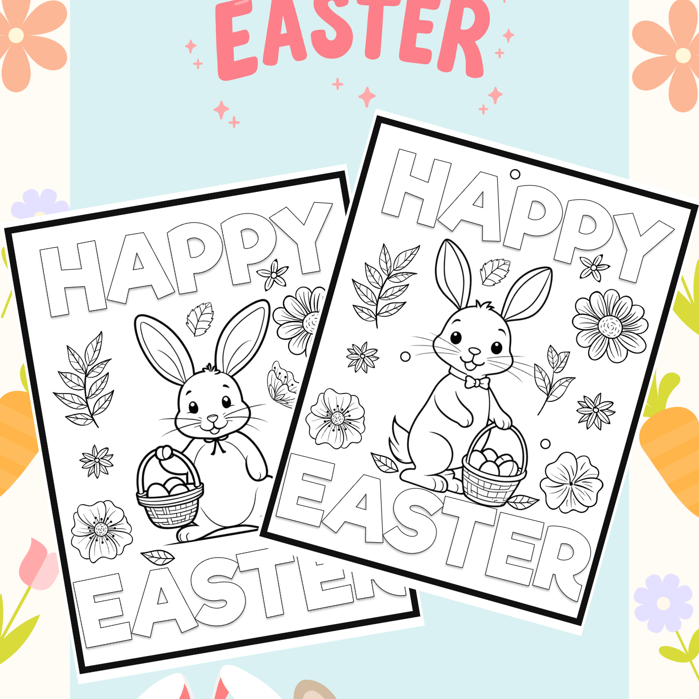 Free Easter Colouring Pages