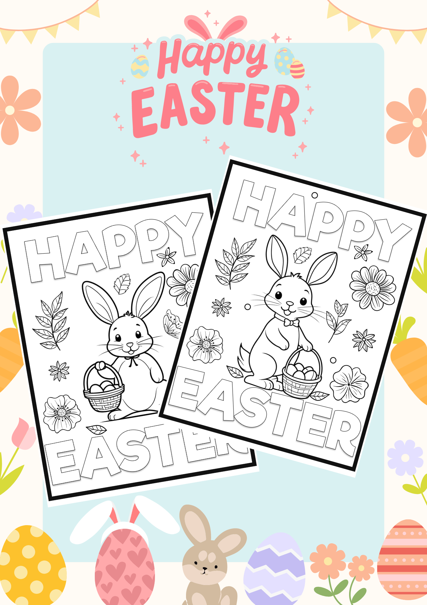 Free Easter Colouring Pages