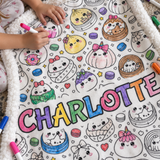 Dumpling Squishy Colouring Blanket
