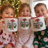 Christmas Crew Personalised Enamel Mug