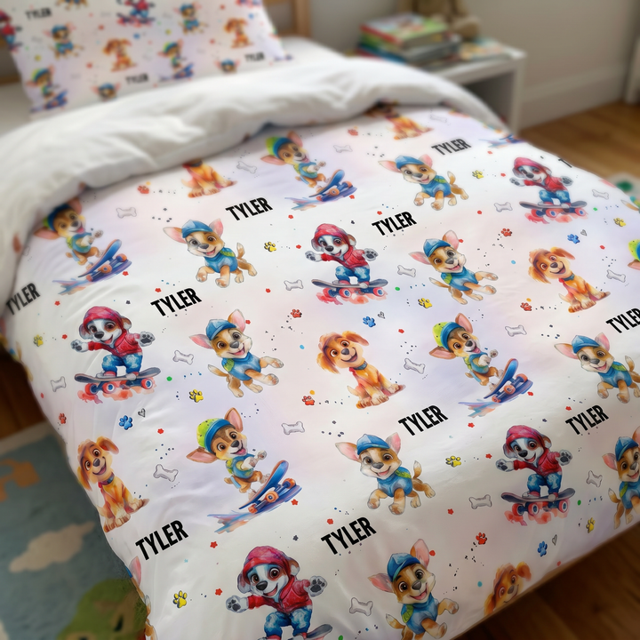 Personalised Kids Quilt Cover &amp; Pillowcase Set