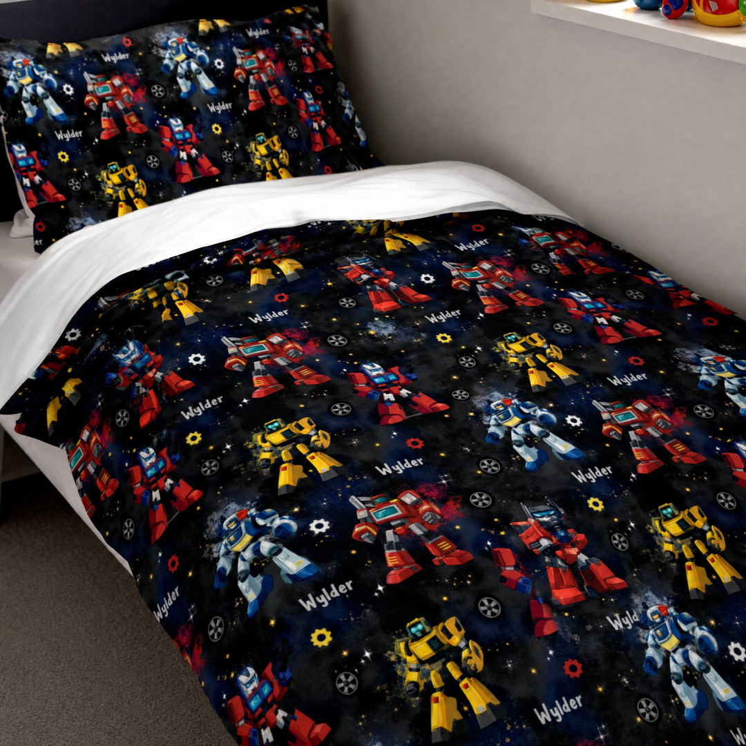 Personalised Kids Quilt Cover &amp; Pillowcase Set