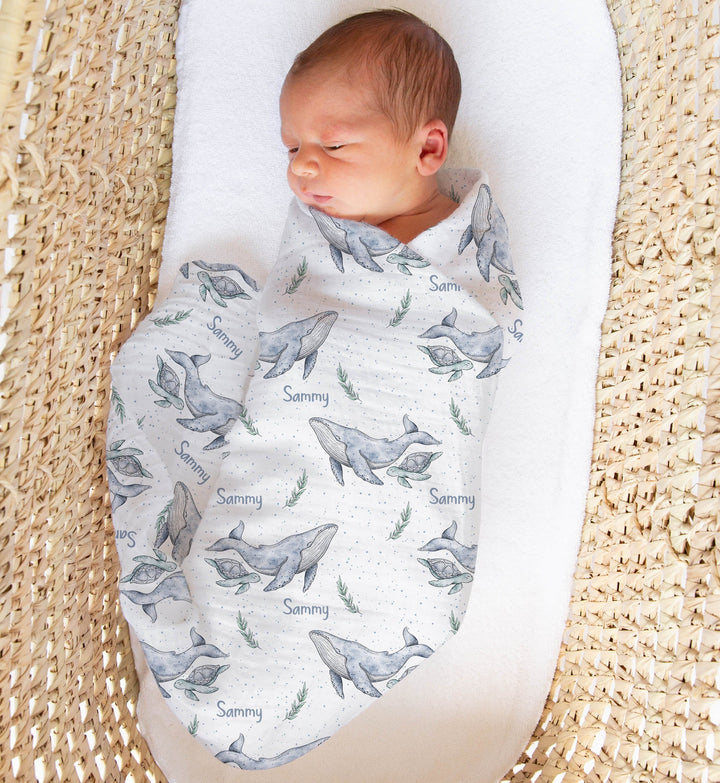 Personalised Muslin Swaddle Wrap