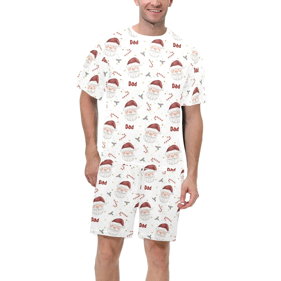 Personalised Christmas Men's Pyjamas - Short Sleeve - The Custom Co