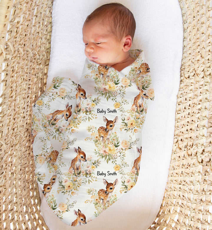 Personalised Muslin Swaddle Wrap