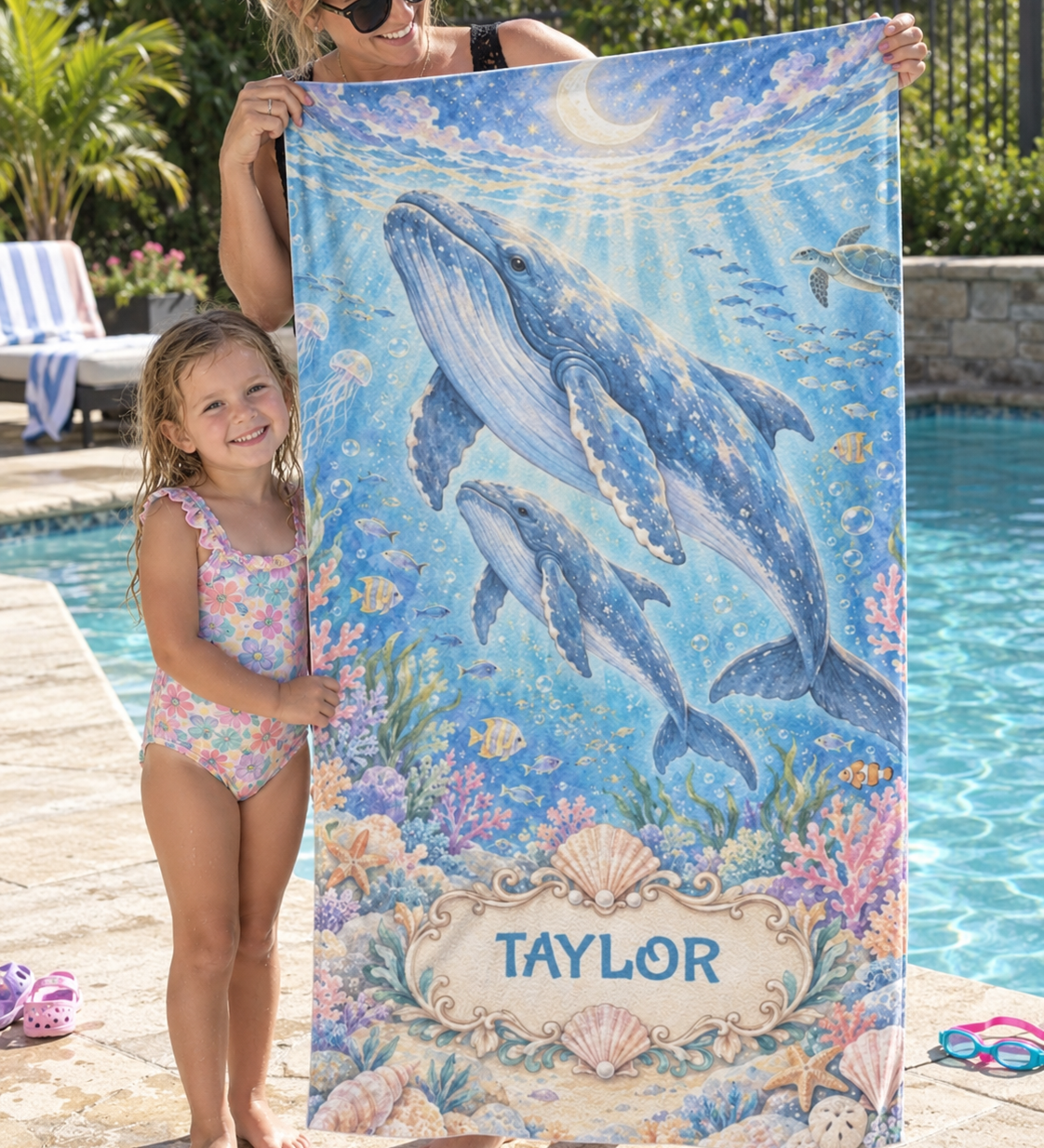 Storybook Personalised Beach Towel