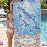 Storybook Personalised Beach Towel