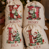 Santa Monogram Santa Sack