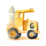 Construction Initial Enamel Mug