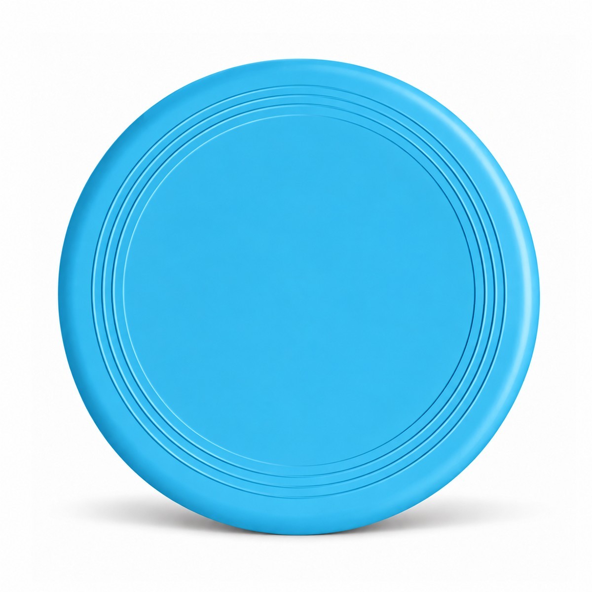 Blue personalised pet photo frisbee printed with your dog's picture