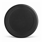 Black personalised pet photo frisbee printed with your dog's picture