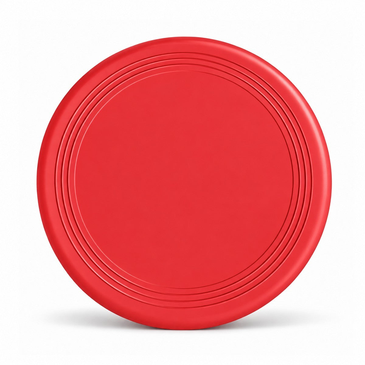 Red personalised pet photo frisbee printed with your dog's picture - The Custom Co