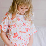 Personalised Christmas Kids Pyjamas - Short Sleeve - The Custom Co