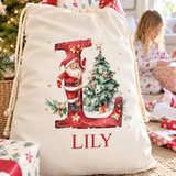 Santa Monogram Santa Sack