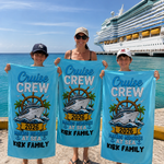 Making Memories Cruise 2026 beach towel as a cruise gift for the cruise crew