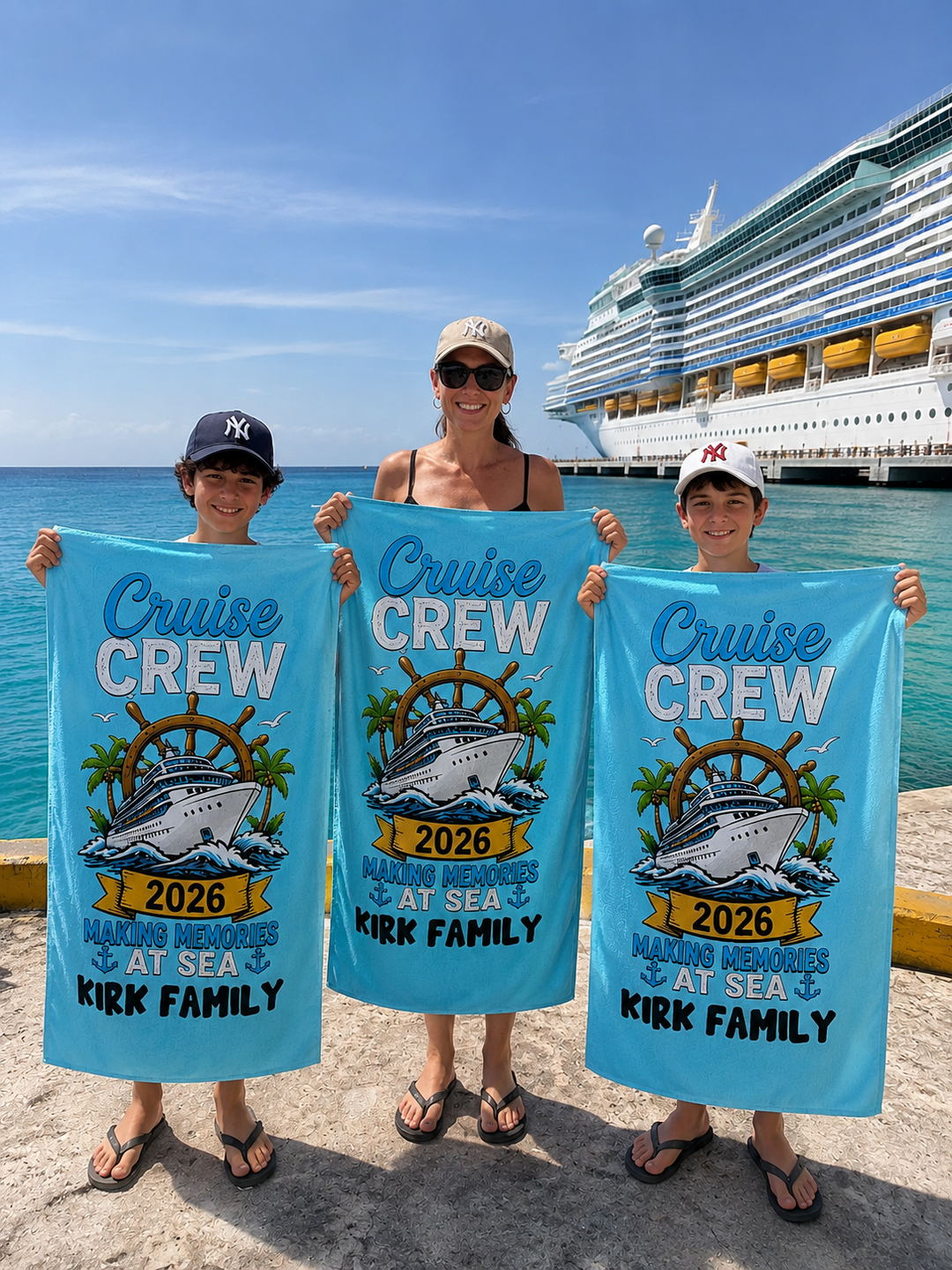 Making Memories Cruise 2026 | Personalised Quick Dry Sand-Free Towel