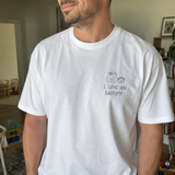 Personalised Kids Drawing T-Shirt for Dad
