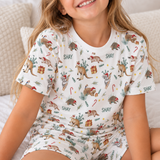 Personalised Christmas Kids Pyjamas - Short Sleeve