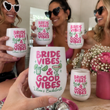Bride Vibes Personalised Wine Tumbler