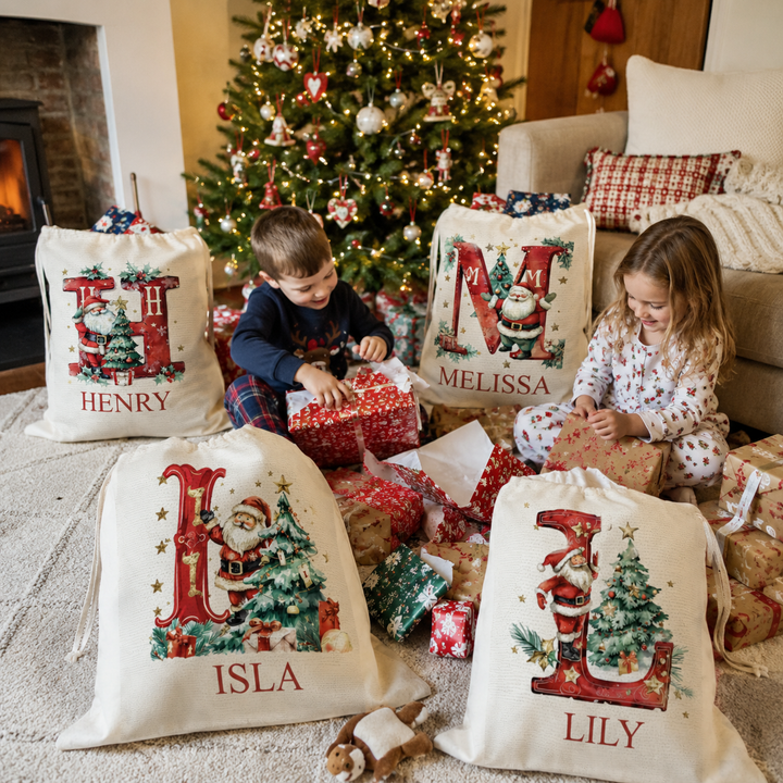 Santa Monogram Santa Sack