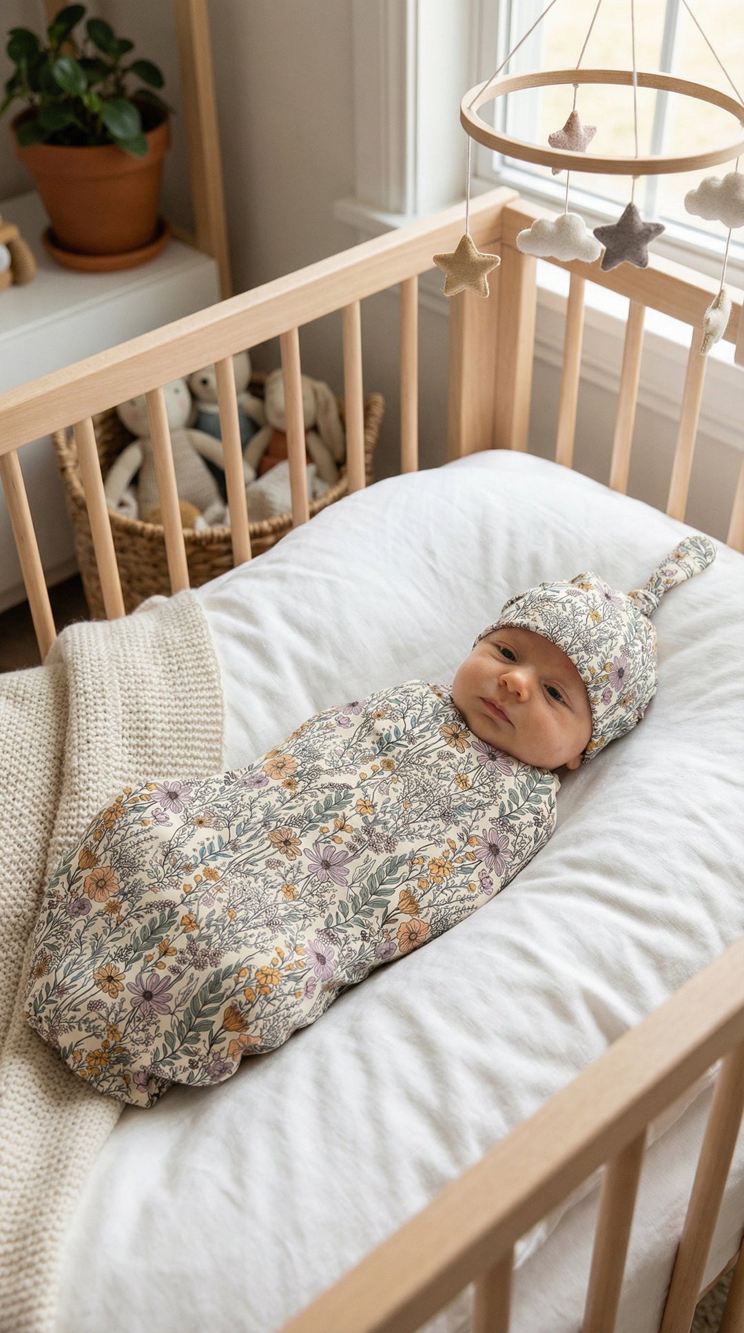 Wildflower Swaddle Set (Non-Personalised)