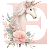 Unicorn Initial Backpack