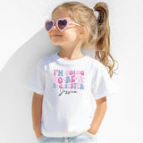 Personalised Big Sister pregnancy reveal t-shirt – toddler girl sibling shirt for family photos