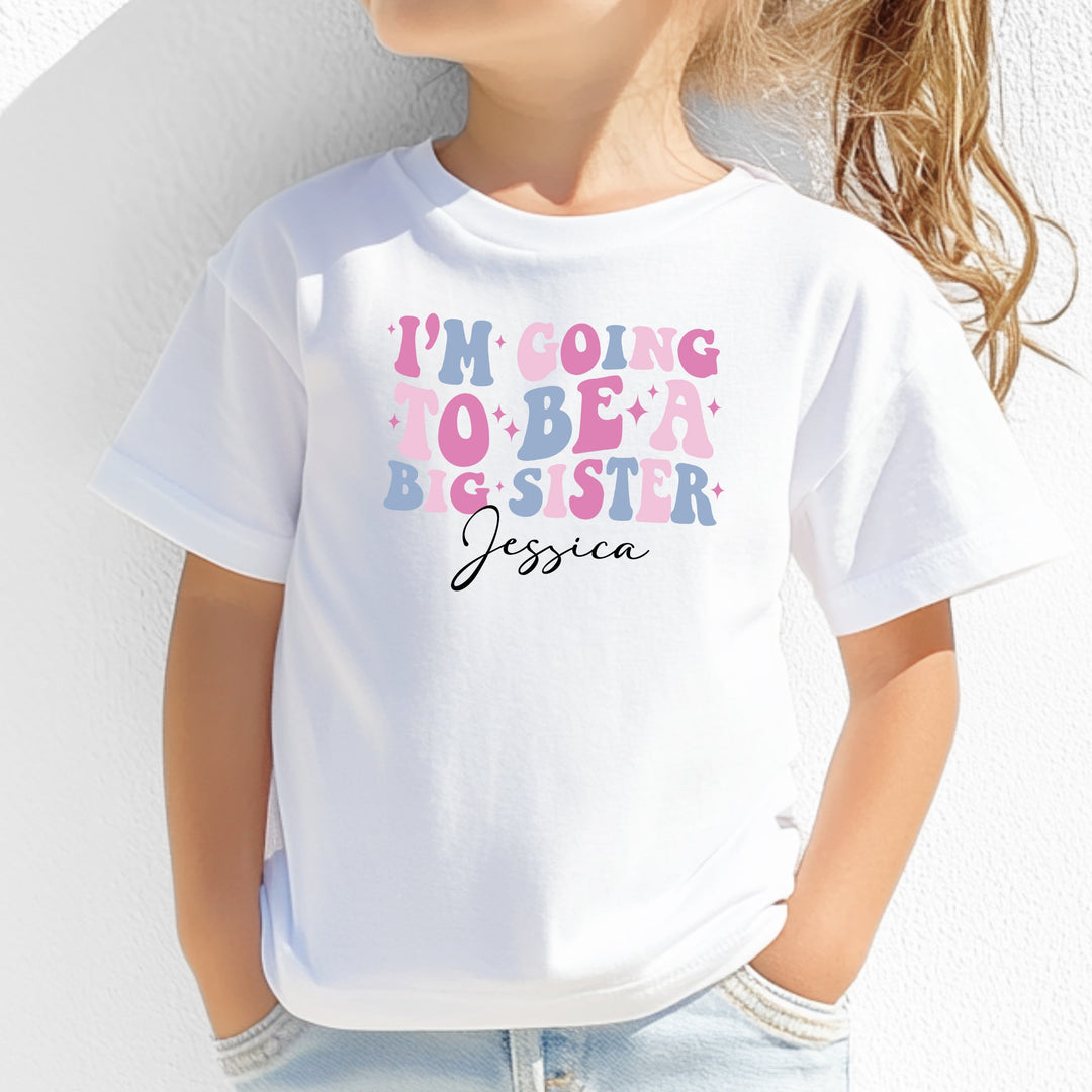 I'm Going To Be A Big Sister T-shirt – The Custom Co