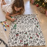 Christmas Colouring Santa Sack
