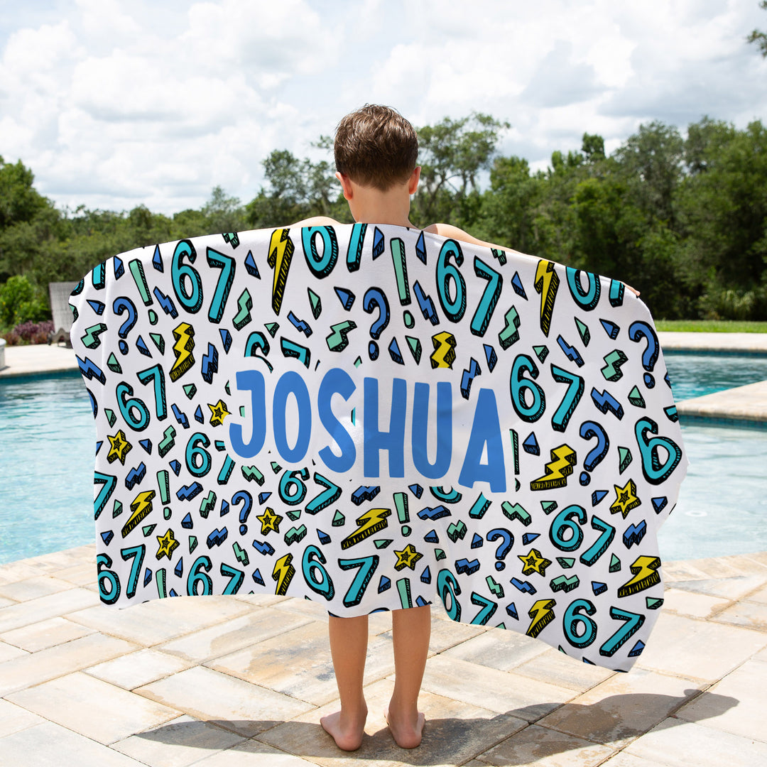 67 kids towel for boys