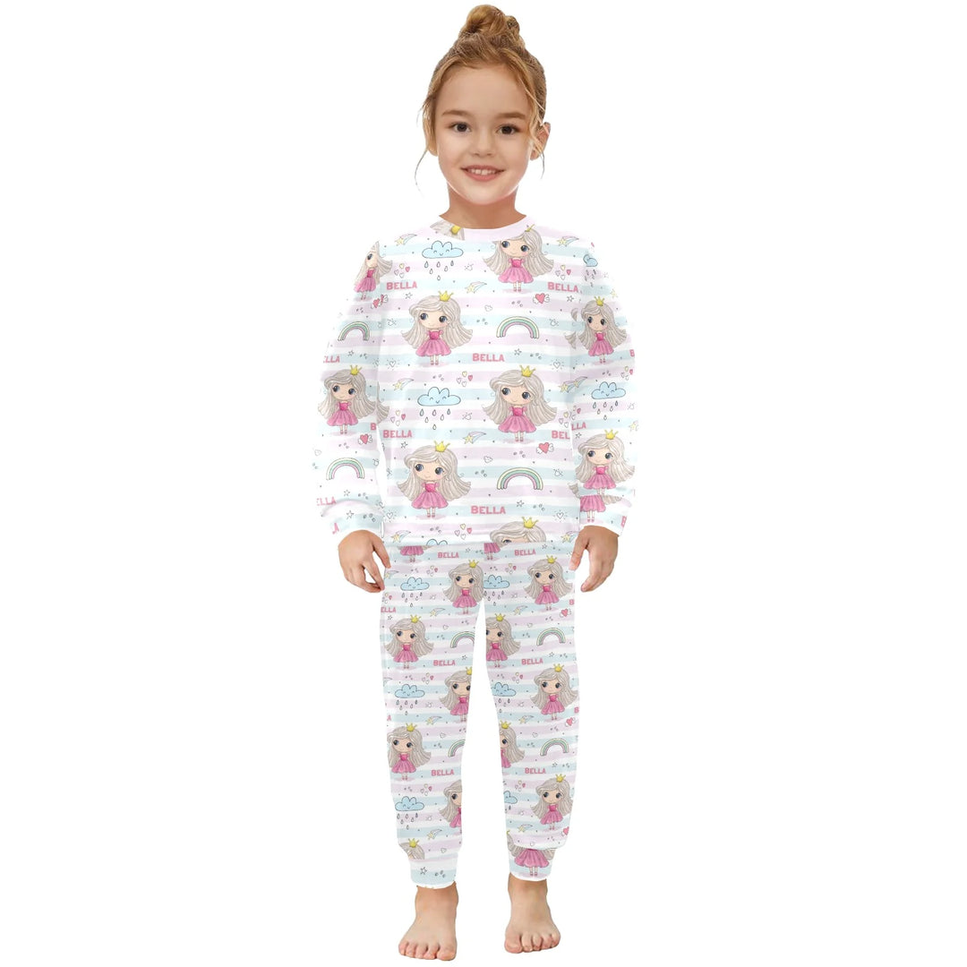 Personalised Kids Long Sleeve Pyjamas - The Custom Co