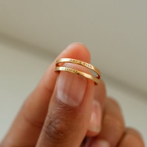Custom Dainty Stacking Ring