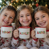 North Pole Crew Personalised Enamel Mug