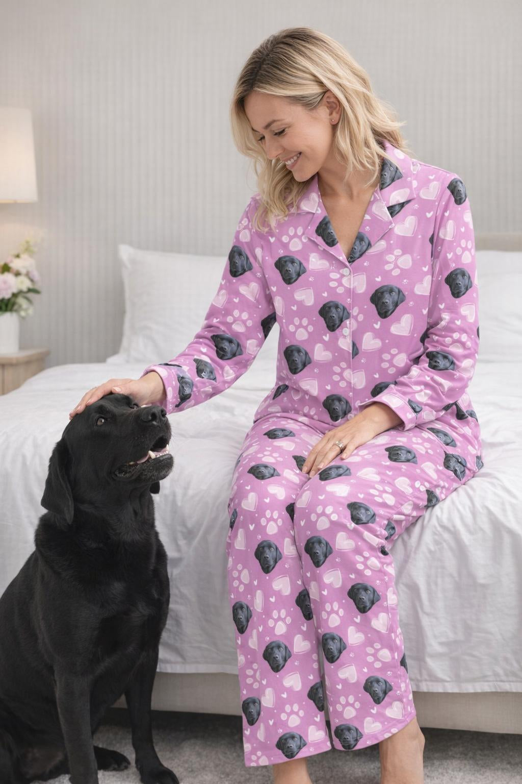 Pet Pyjama Set – Custom Dog Print Long Sleeve Pyjamas