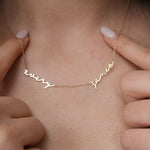 double name necklace