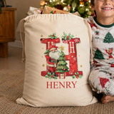 Santa Monogram Santa Sack