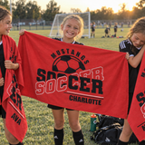 Soccer Team Personalised Towel