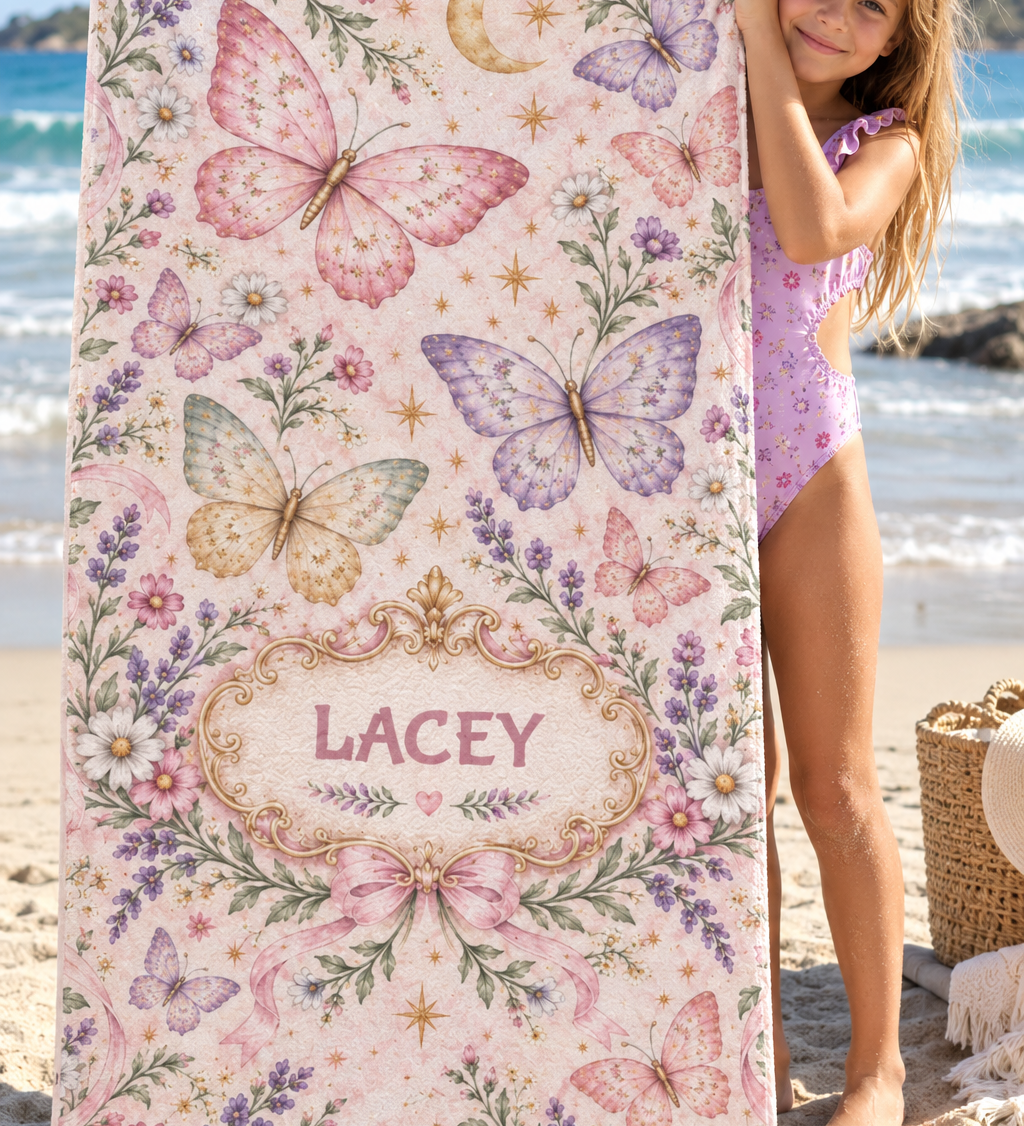 Storybook Personalised Beach Towel