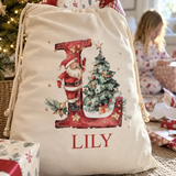 Santa Monogram Santa Sack