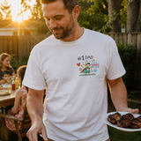 Personalised Kids Drawing T-Shirt for Dad