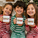 North Pole Crew Personalised Enamel Mug