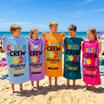 Matching Cousin Crew 2026/27 beach towel for the cousins - The Custom Co