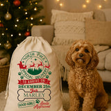 Dog Santa Sack - Personalised For Pets