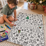 Christmas Colouring Santa Sack