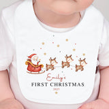 Christmas Reindeer Bib