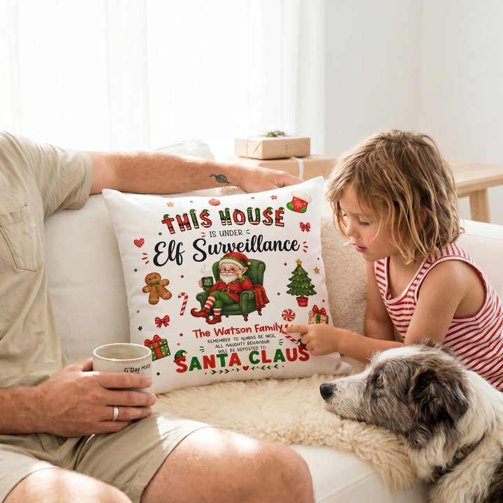 Elf Surveillance Cushion