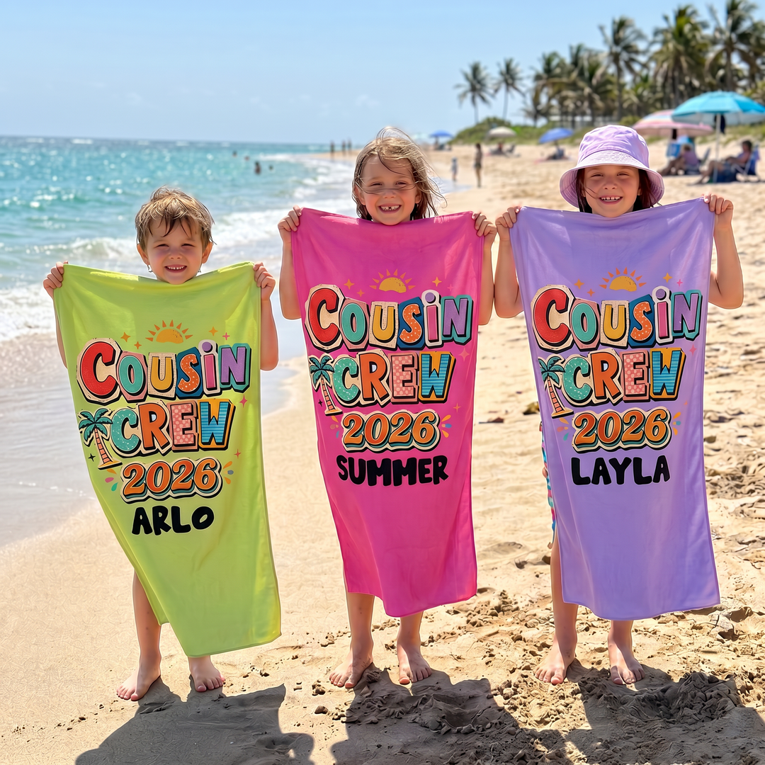 Tropical Cousin Crew 2026 Beach Towel