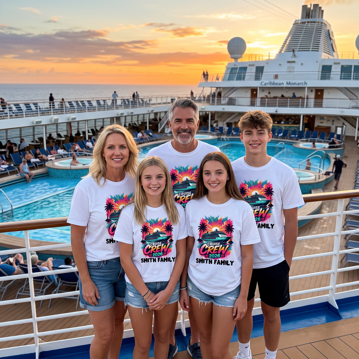 Cruise Crew 2026 Personalised T-Shirt